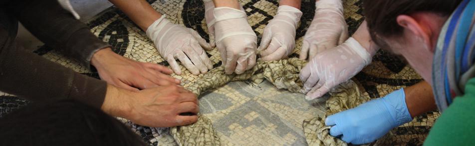 Mosaic restoration at the CCA lab