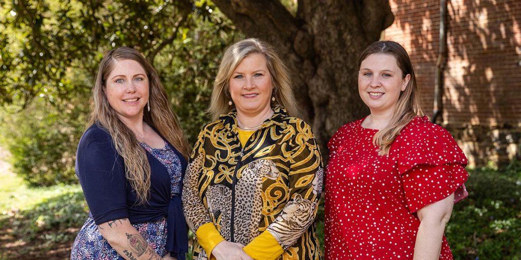 Human Resources staff - left to right - Christina Simpson, Melissa Meador, and Angela Hinebrick